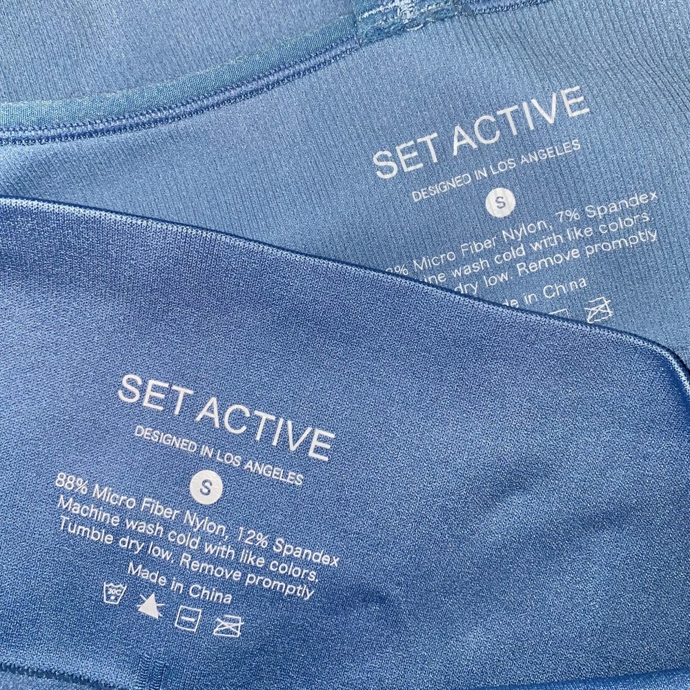 SET Active Sculpflex Ribbed Matching Workout Set